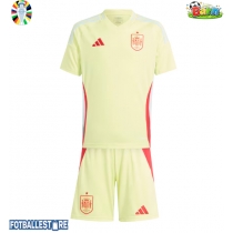 Spania Bortedraktsett Barn EM 2024 Kortermet (+ Korte bukser)